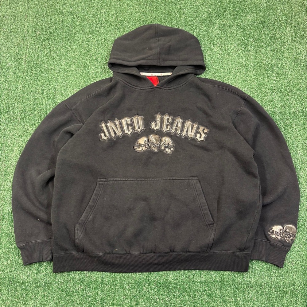 Vintage 90's JNCO Jeans Skull Hoodie